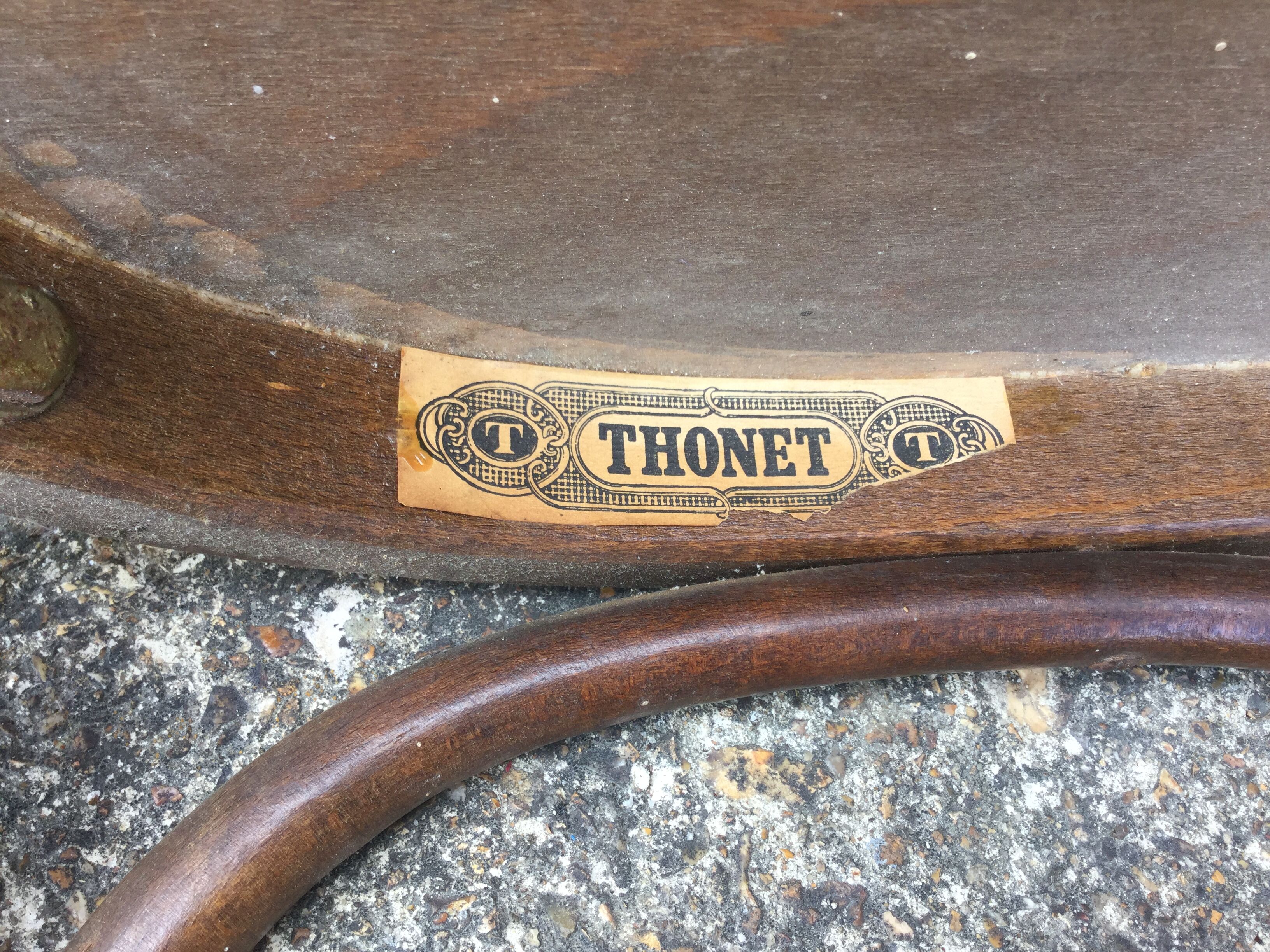 Pair of Thonet chairs from the 50s