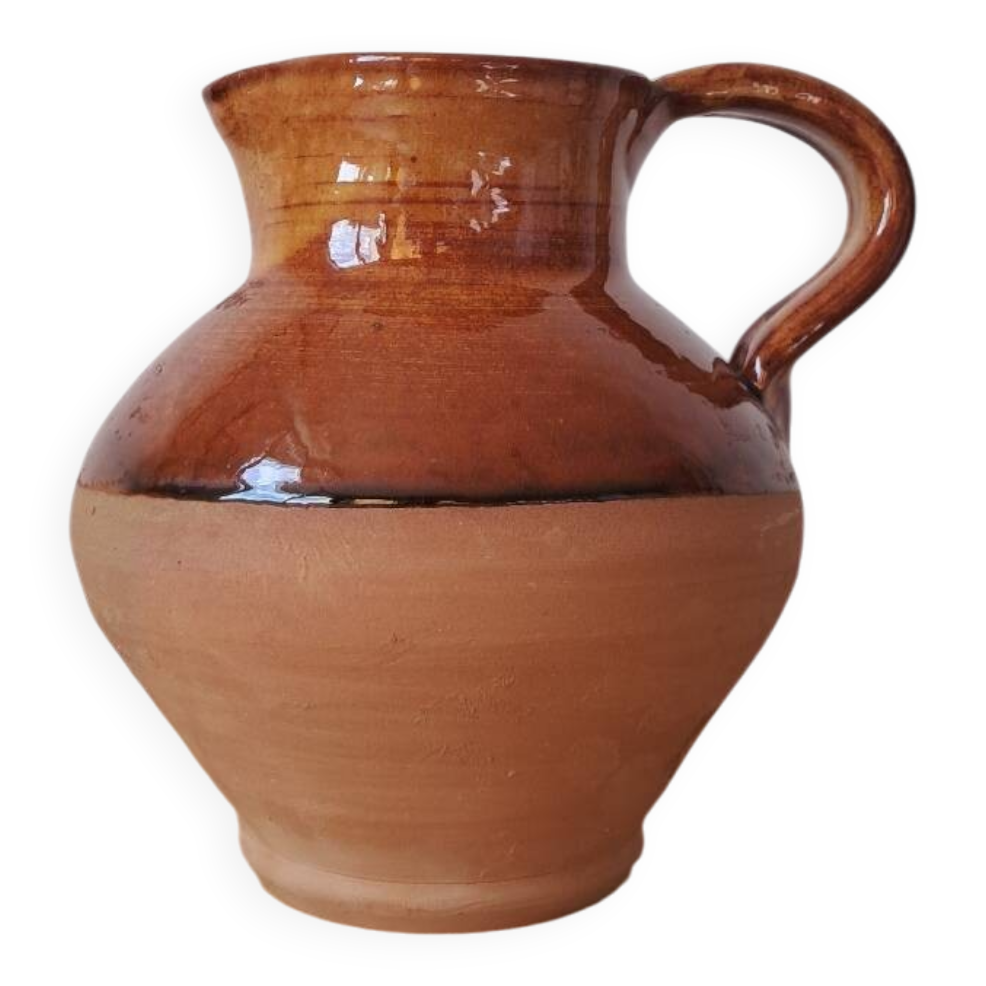 Glazed jug