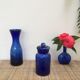 Vintage cobalt blue glass pot