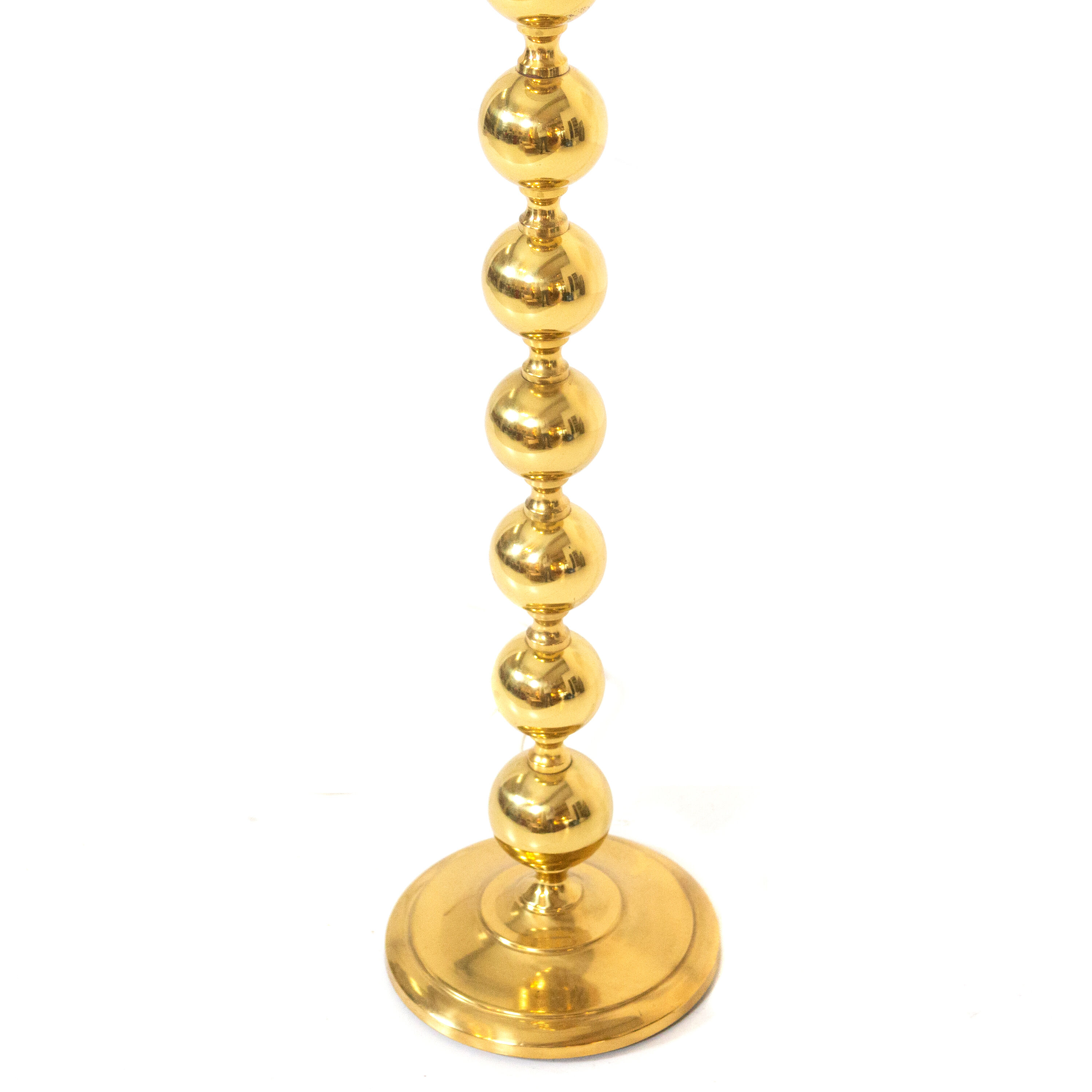 Scandinavian brass lampadair 1970