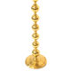 Scandinavian brass lampadair 1970