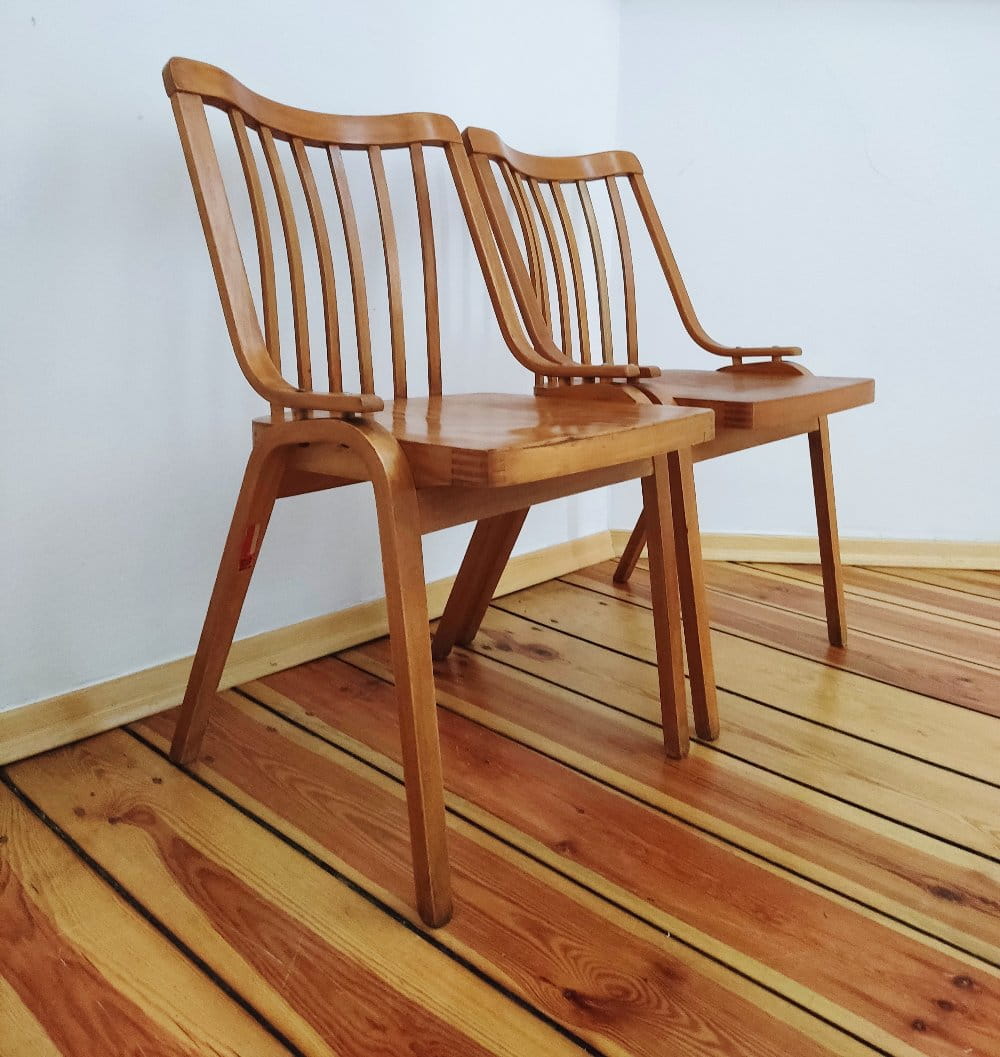 Pair of Chairs by L. Volák for TON, Czechoslovakia, 1960s