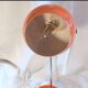 Lampe orange Eye-ball 1970