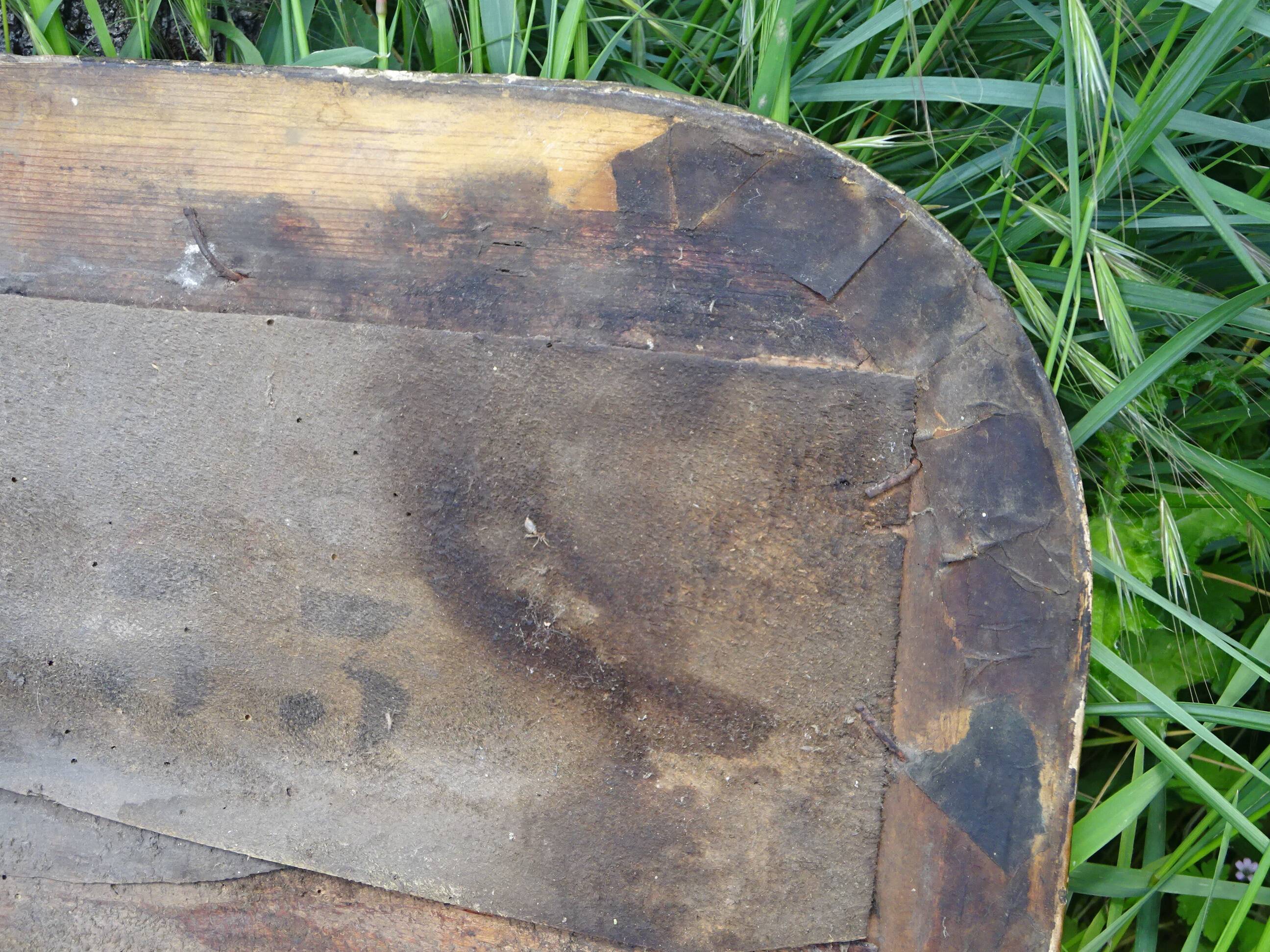 Louis Philippe style gilt mirror 54x45cm