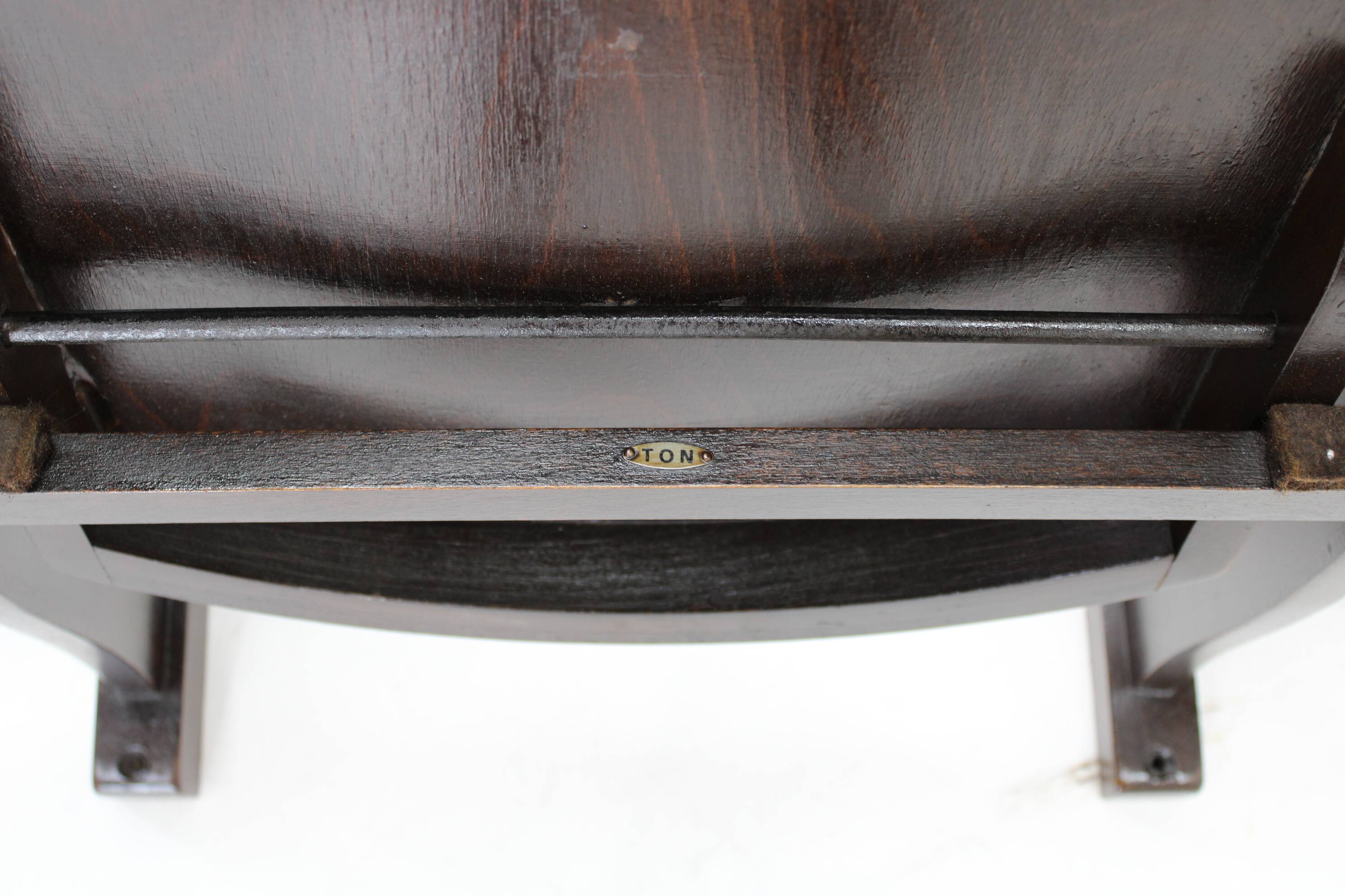 1970s 3-Seater Cinema Bench by TON, Czechoslovakia