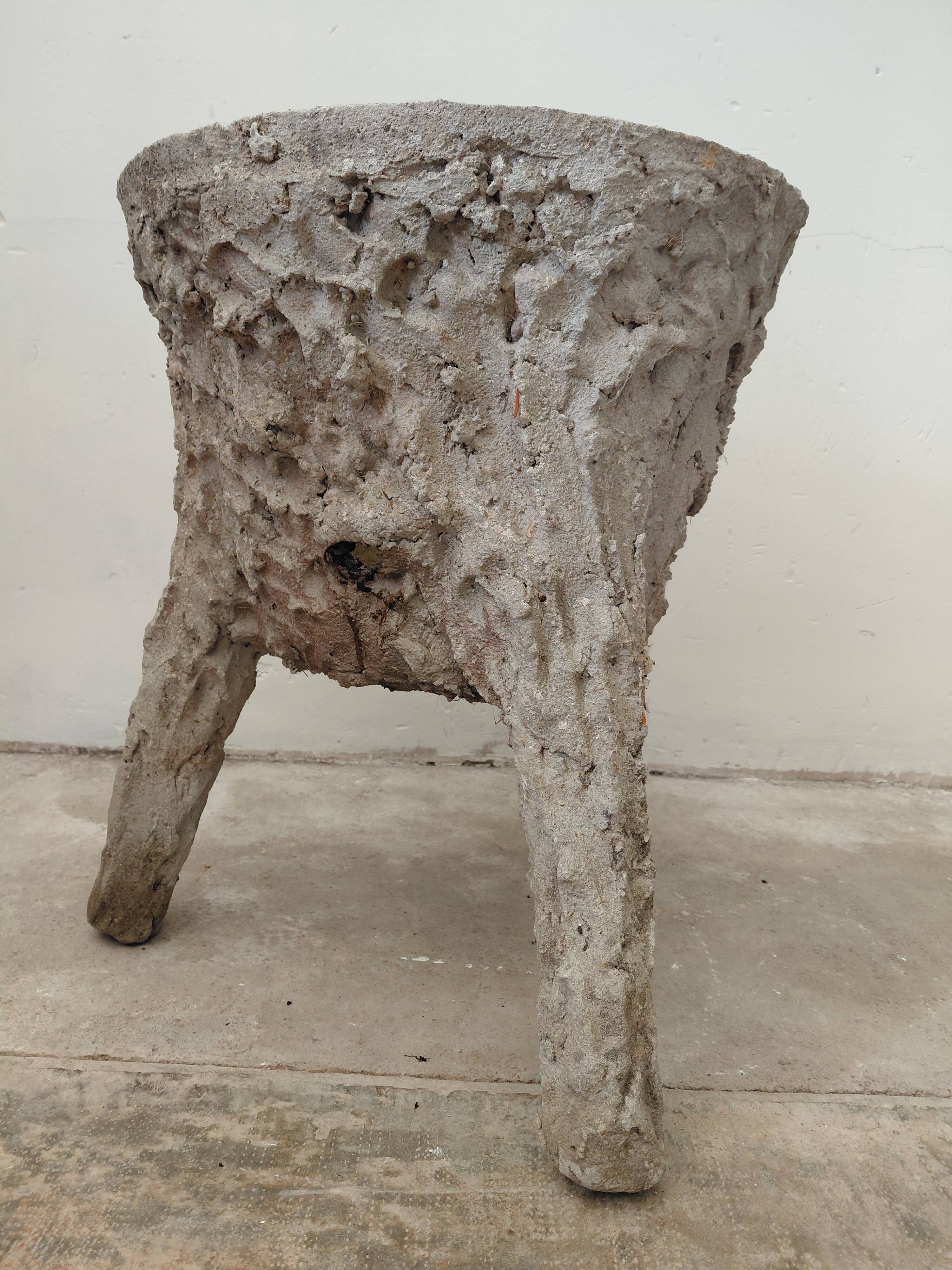 50s concrete planter