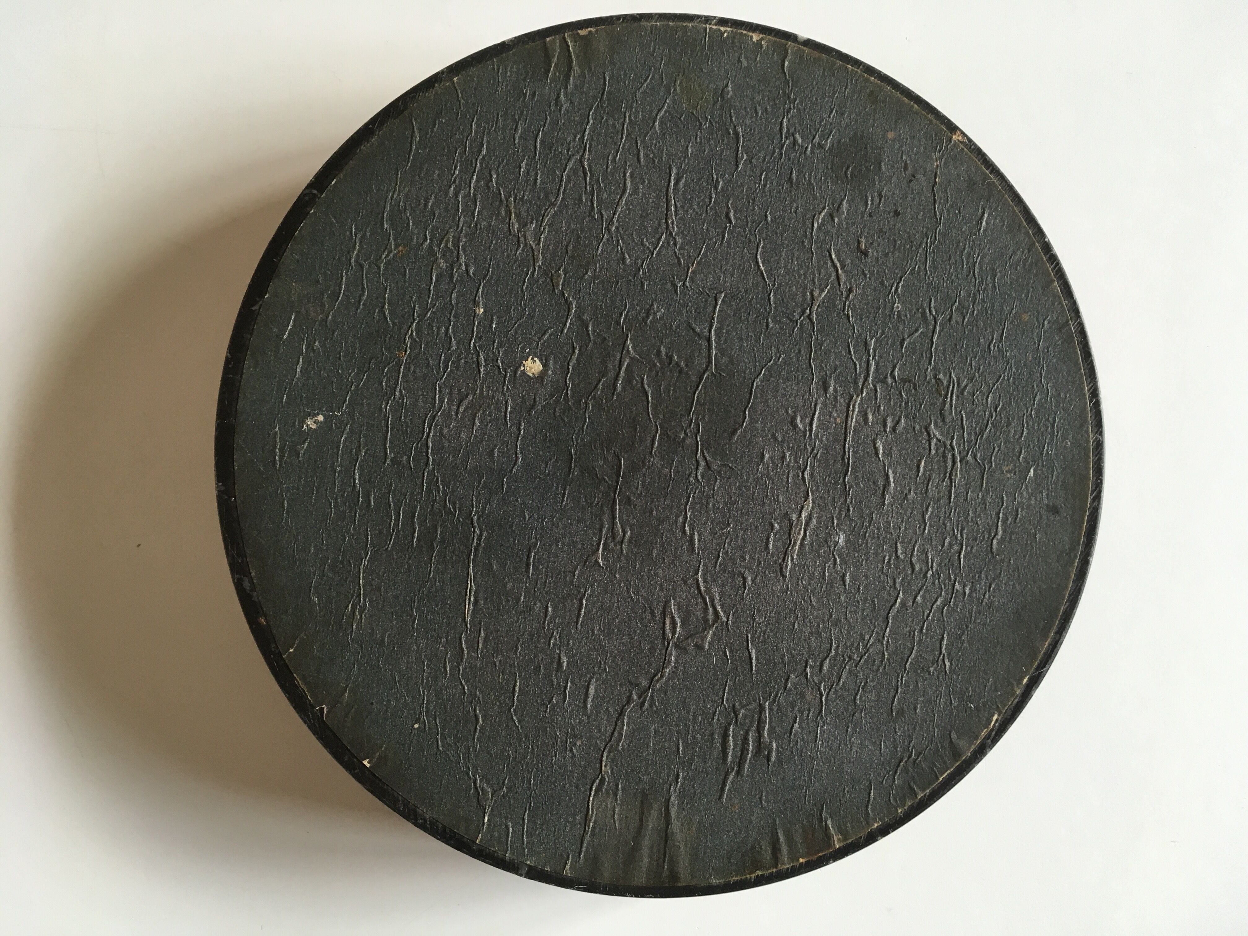 Black marble trinket bowl, Italian 1960