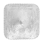 Plafonnier en verre moulé