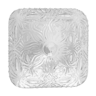 Moulded glass ceiling light