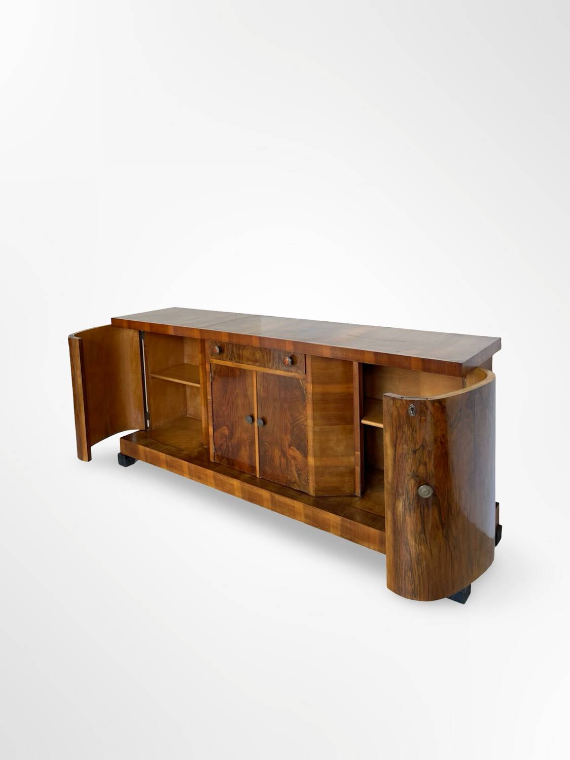 Impressionnant buffet Art déco italien des années 1930/1940