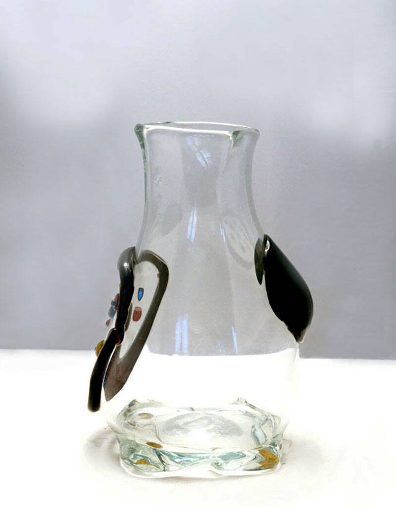 Fulvio Bianconi 'Spring' vase for Mazzega Murano, 1970s