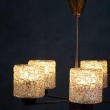 Lustre by Carl Fagerlund for Orrefors, 1950s