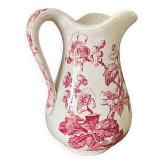 Old jug / pitcher in Bordeaux earthenware JV & Cie