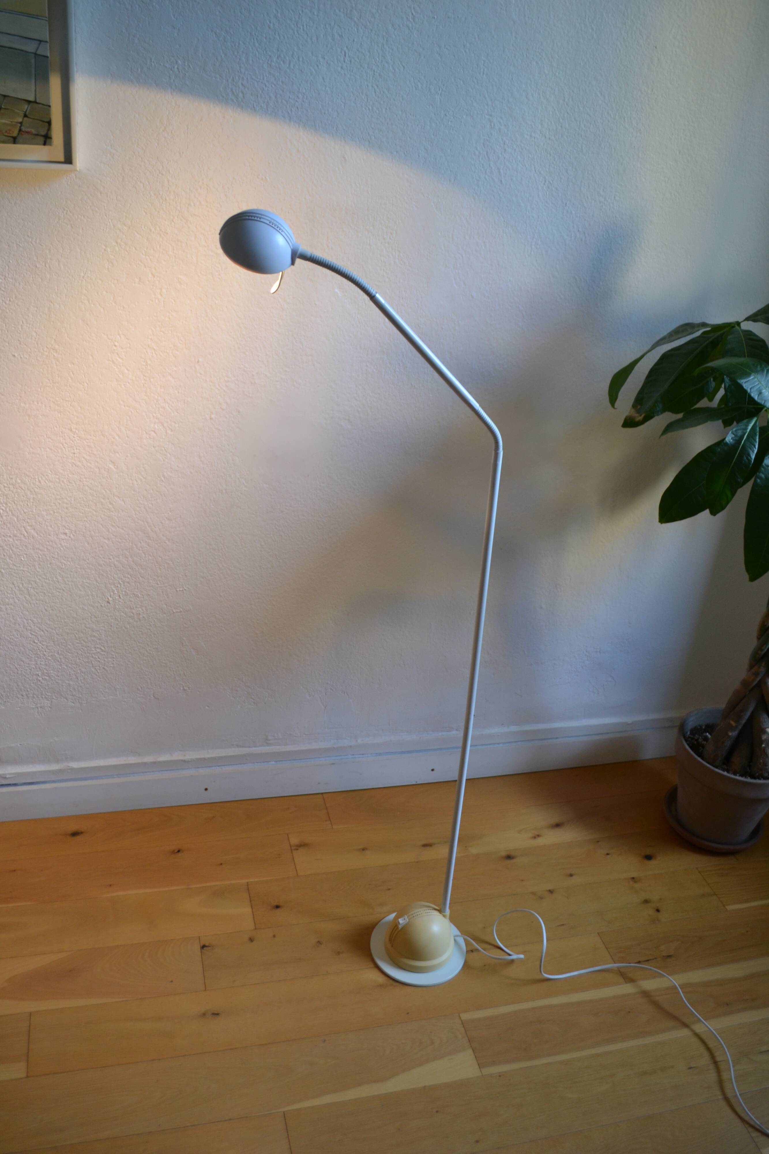 Lampadaire liseuse vintage postmoderniste 1980