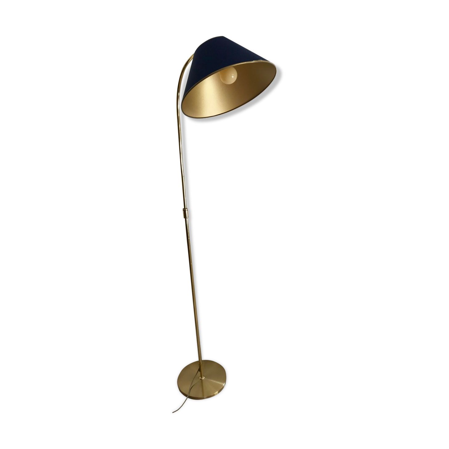 Vintage brass lamppost