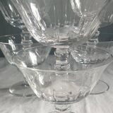 6 coupes à Champagne en cristal