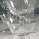 6 crystal Champagne glasses