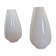 Pair of opaline glass tulip lamps, 1960s-70s
