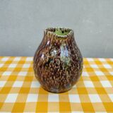 Small earthenware pitcher Accolay speckled decoration