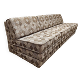 Vintage modular sofa bed 'Checkerd '