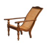 English rest chair - colonial walnut and cannage