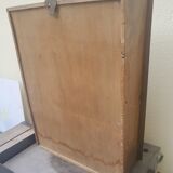 Armoire vitrine murale année 1960