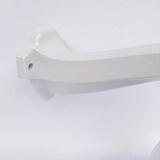 Decorative porcelain and glass wall lamp