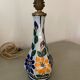 Quimper earthenware lamp base