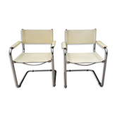 S34 pair of armchairs from Mart Stam