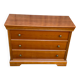 Louis Philippe vintage wooden chest of drawers from the 1970s.