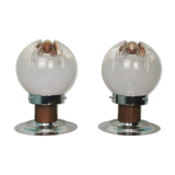 Pair of Italian Murano lamps