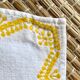 Vintage rectangular tablecloth 145 X 190 and assorted towels