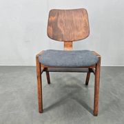 Rare mid-century dining chair in the style of Eames, up to 8 available, 1960s
