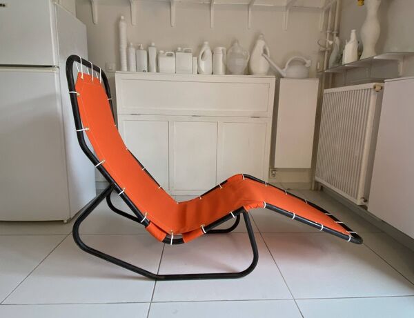 Paire de chaises longues ''Barwa'' de John Waldheim et Edgar Bartolucci 1950