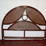 Old headboard rattan and caning