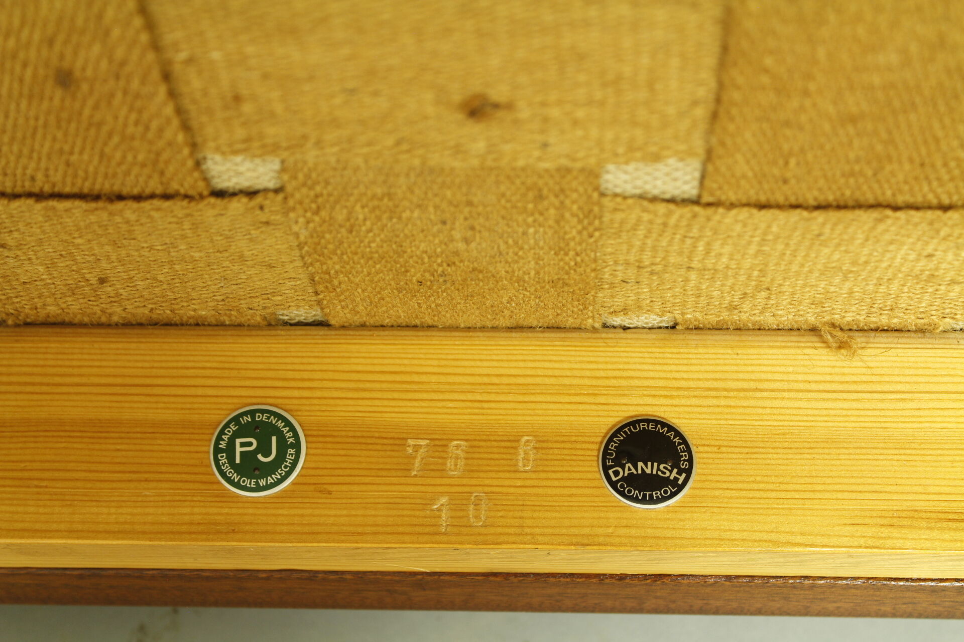 Pair of Leather Lounge Chairs by Ole Wanscher, 1950s