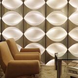 Wall panel lighting