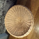 Vintage rattan display