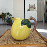 Ceramic jug with a lemon design.