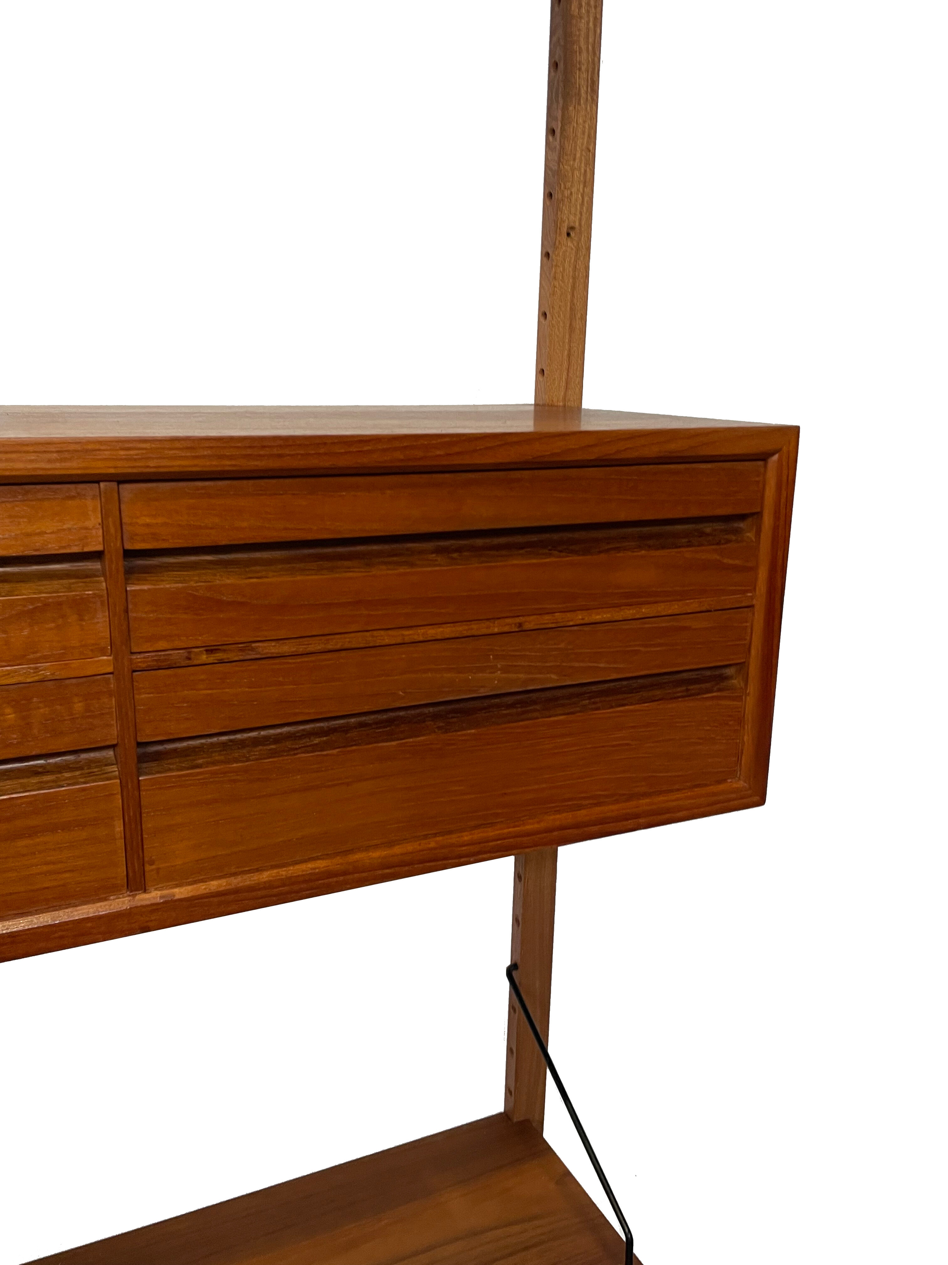 Vintage Poul Cadovius Royal System wall system wall unit
