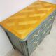 Vintage cherry wood commode refurbished