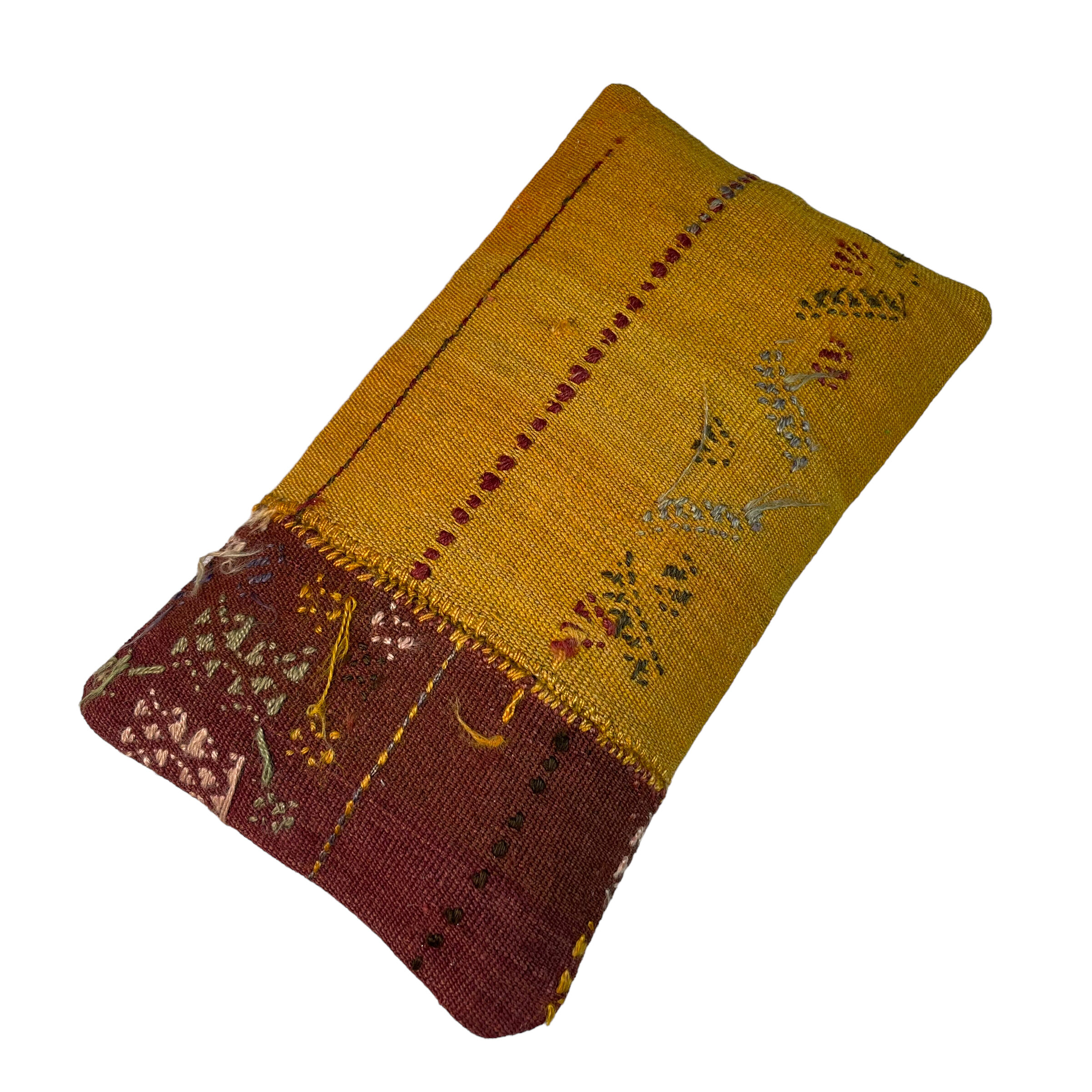 Housse de coussin vintage turque faite à la main, 30 x 50 cm