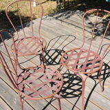 Set of 3 garden chairs