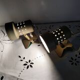 Gold clip spotlights, 1950s
