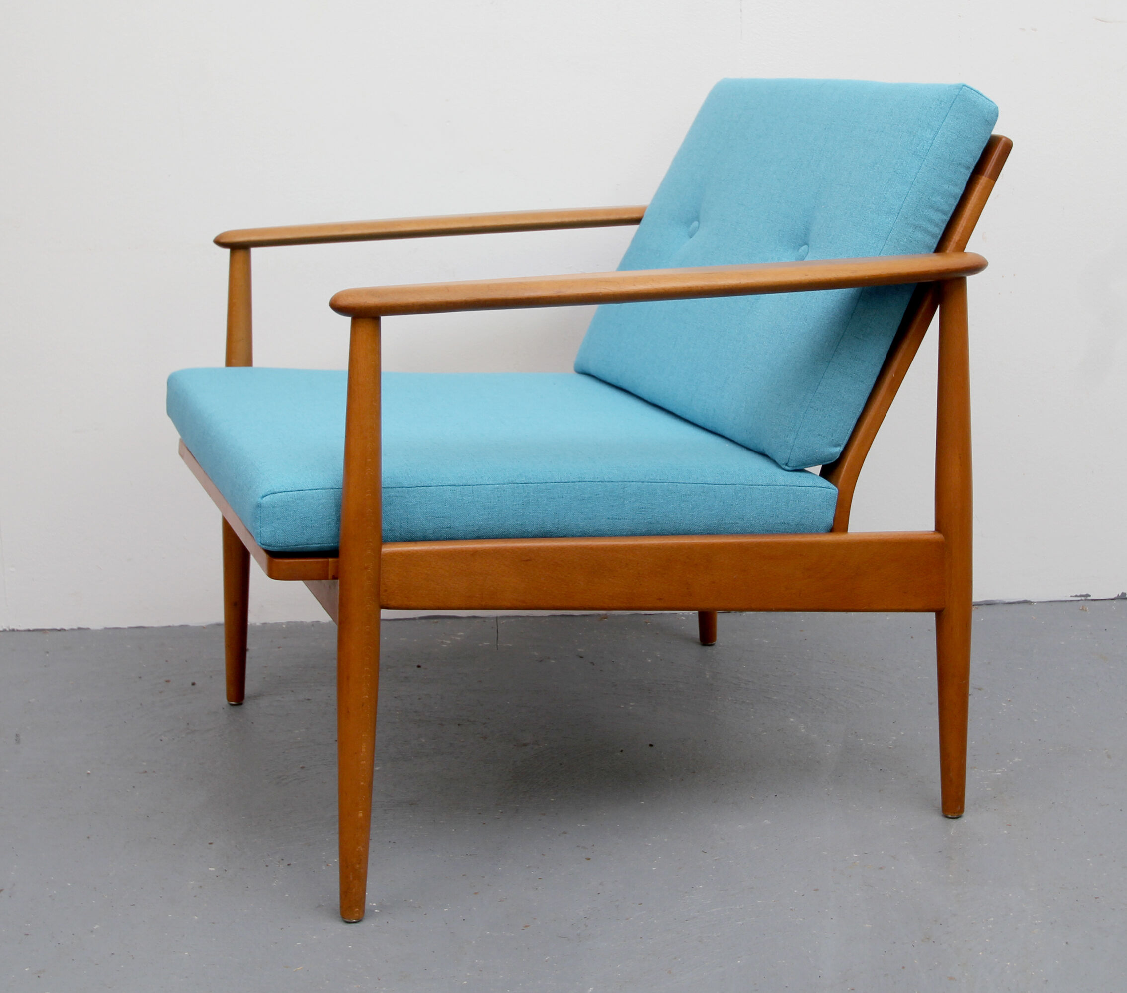 Armchair in light blue from the 1960s
