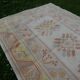 Vintage Turkish Oushak rug 195x287 cm