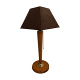 Vintage wooden foot lamp