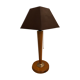 Vintage wooden foot lamp
