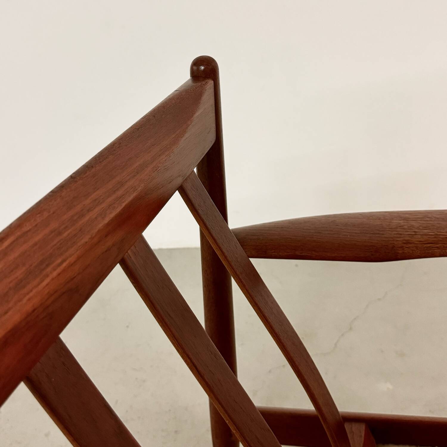 Grete Jalk Easy Chair in Teak 1950s Denmark