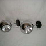 Pair of sconces Eye ball - STaff of the 70s